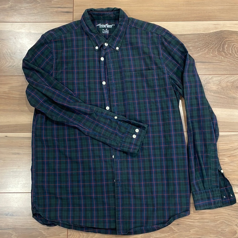 Plaid Oxford shirt